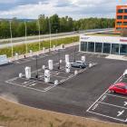 Första spadtaget togs i oktober 2024. Ursprungligen beräknades byggtiden till 15–18 månader, men projektet har färdigställts på åtta månader. Foto: IONITY