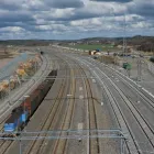Varbergstunnelns spårområde Foto: Implenia Sverige AB/Trafikverket