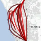 Västkustbanan mellan Maria Station och Helsingborg. Bild: Trafikverket