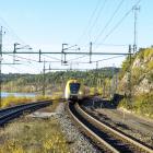 Slut på tågstoppen mellan Göteborg och Mölndal. Pressfoto: Birgitta Lagerlöf