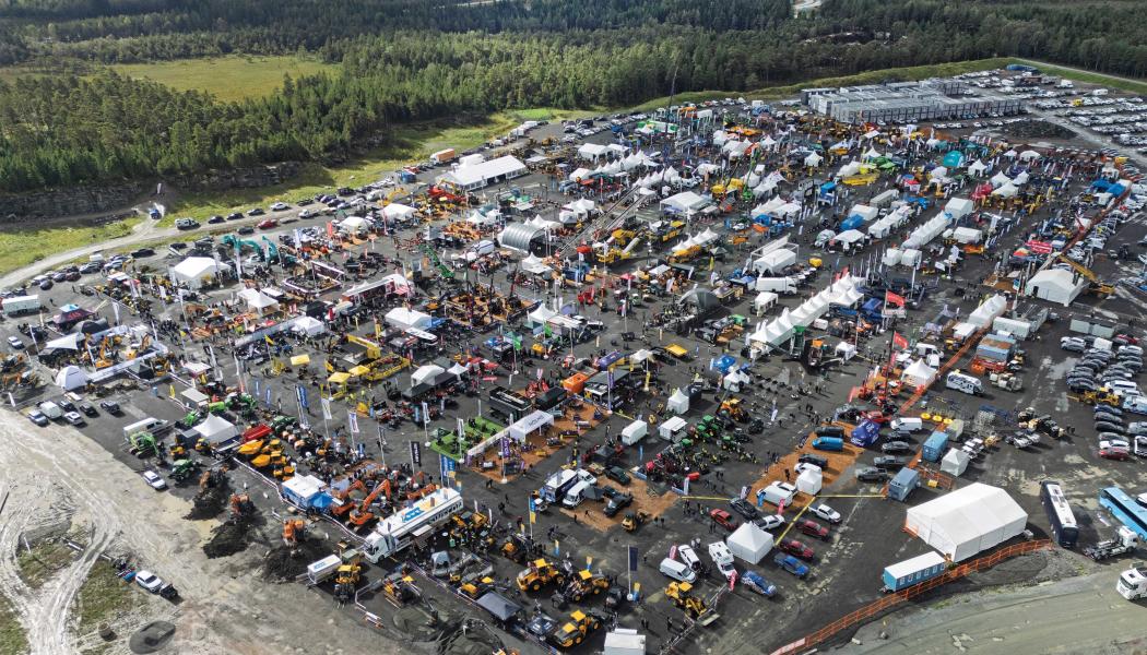 Entreprenad Live disponerade 60 000 kvadratmeter mässyta i Härryda nära Landvetter i Göteborg.
FOTO: Elmia
