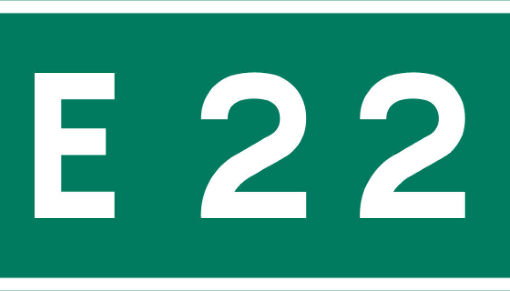 Trafikstoppet på E22 inträffade onsdag 3 januari 2024 på Linderödsåsen nordost om Hörby Kommun, i höjd med Ekerödsrasten i Skåne län. Foto: Wikimedia Commons