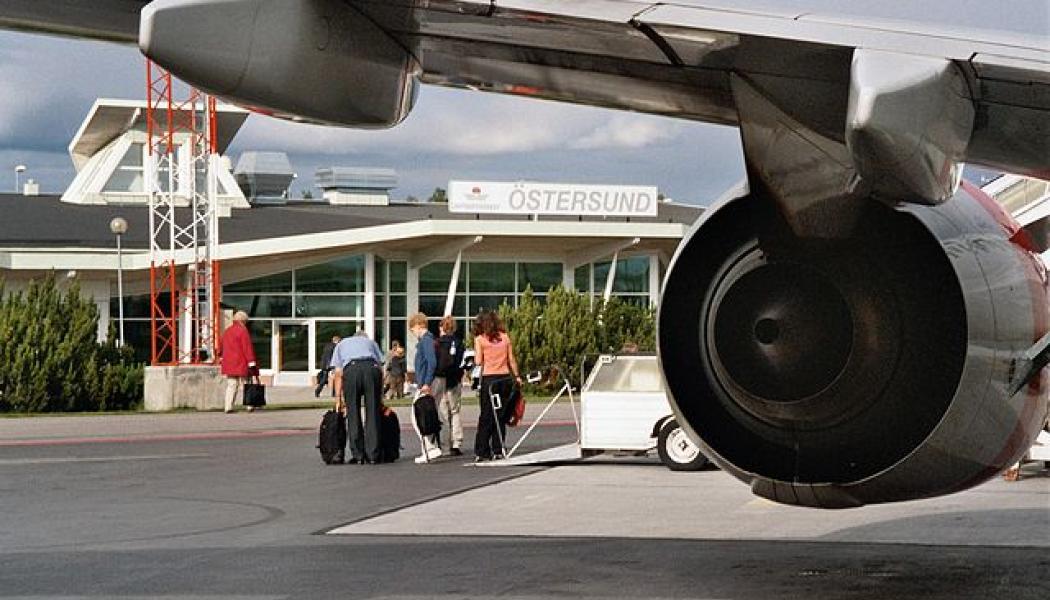 Östersunds flygplats. Foto: Dieter Wirz/Wikimedia Commons