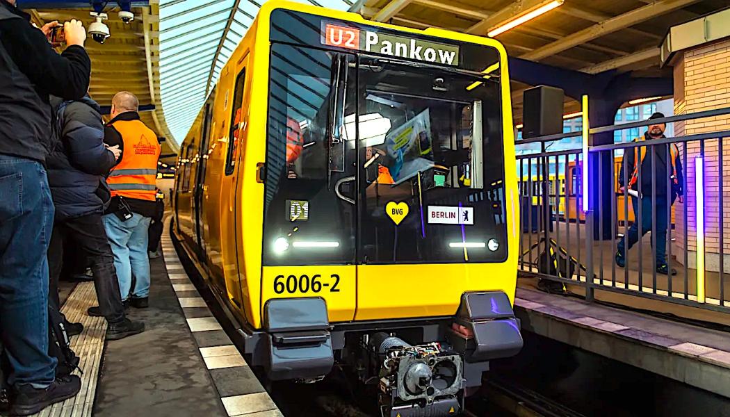 Nytt tåg till stadsdelen Pankow: Berlins kollektivtrafikföretag har fått nya tunnelbanetåg. Foto:: Milos Djuric / BVG