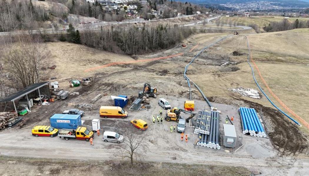 Beställare är Nittedals kommun och kontraktssumman uppgår till 106 miljoner norska kronor. Foto: Peab
