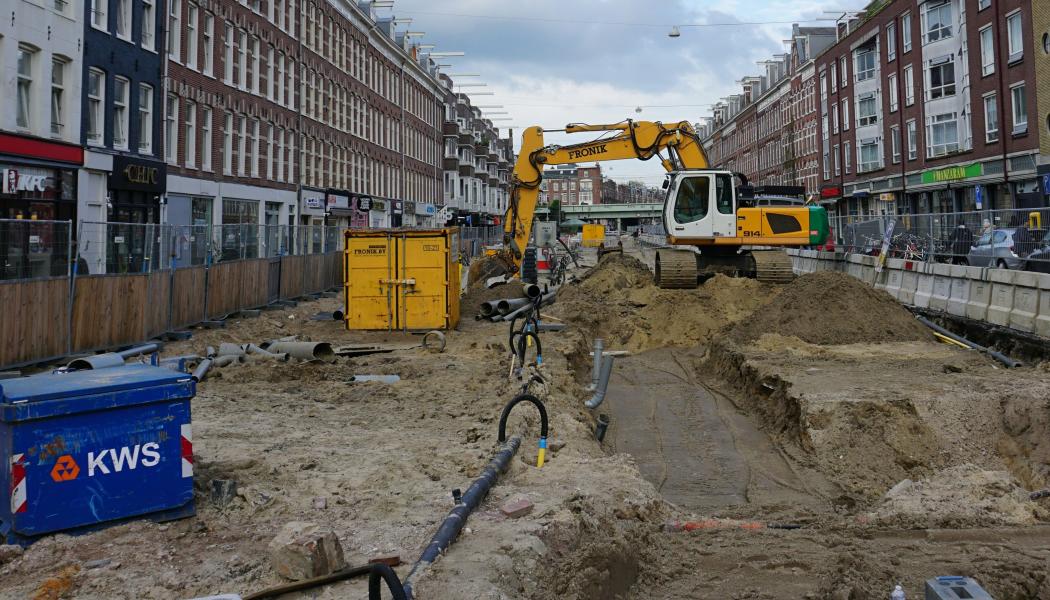 Mark- och anläggningsarbete i Amsterdam. Foto: Marek Lumi/Unsplash