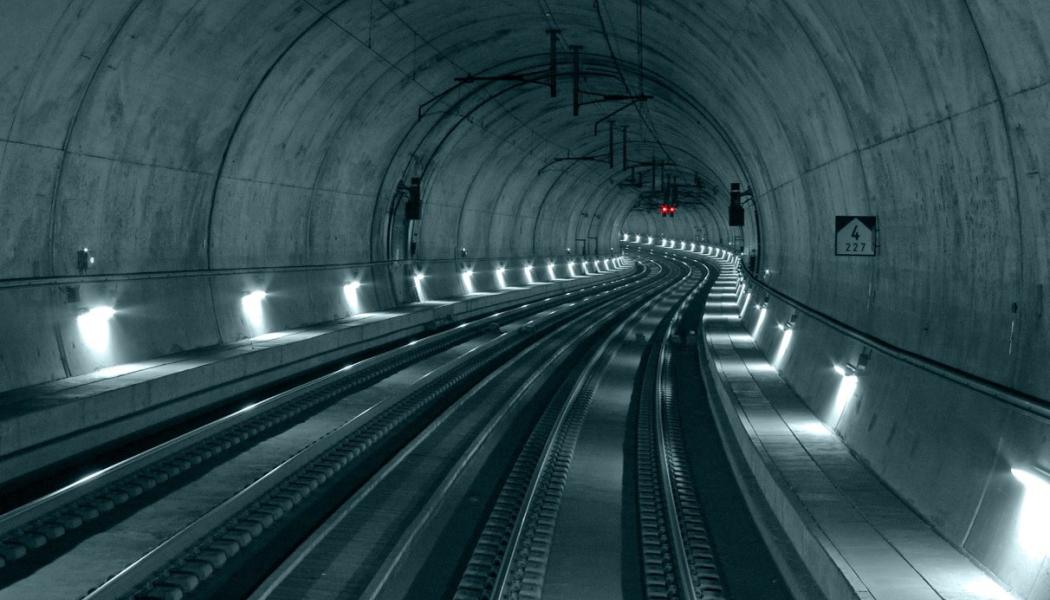 Lötschberg-bastunneln i Schweiz. Foto: Afry