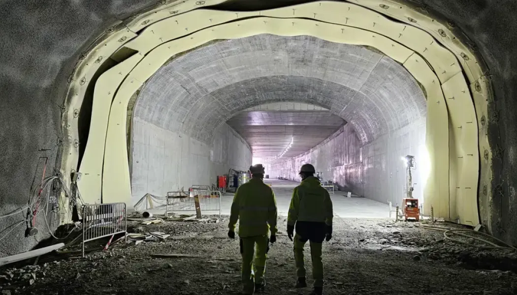 Betongtråget är cirka 600 meter och betongtunneln är cirka 200 meter långt. Foto: Trafikverket