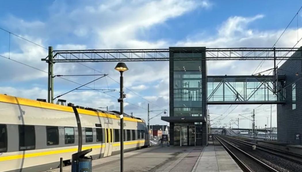 Vändspåret ska öka kapaciteten längs Norge/Vänerbanan och minska risken för störningar. Foto: Trafikverket