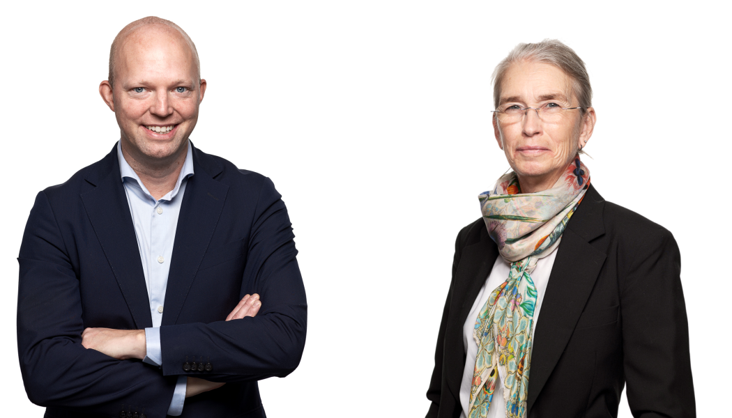 Anders Gustafsson och  Lena Herrmann. Foto: MTR