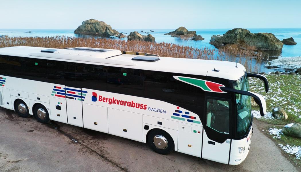 I december 2019 förvärvades Fårbobuss av Bergkvarabuss och sedan dess har de båda verksamheterna haft ett nära samarbete. Foto: Mekka Traffic Group