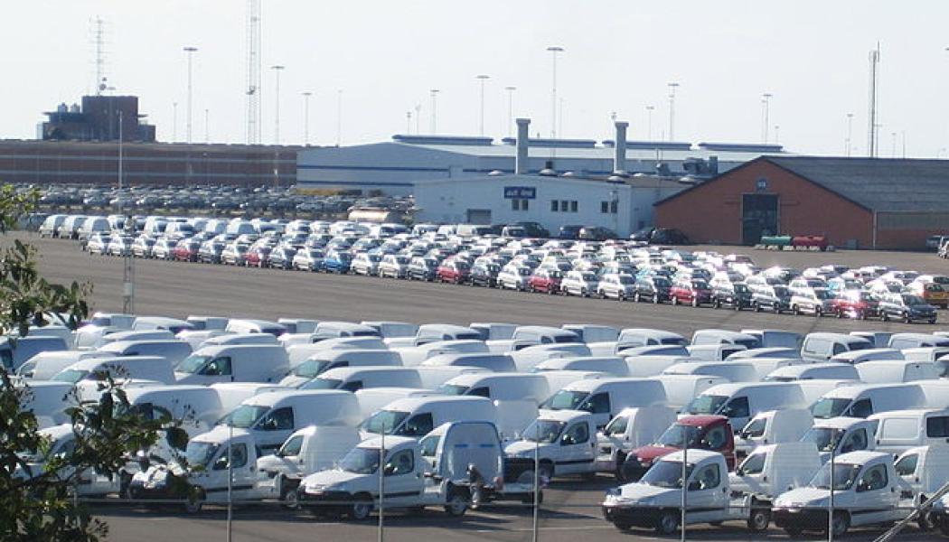 Bilimport i Malmö hamn. Foto: Wikimedia Commons