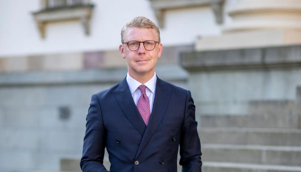 Kristoffer Tamsons (M), oppositionsregionråd i Region Stockholm