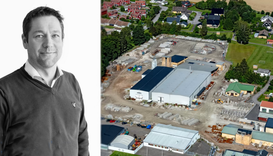 Torbjörn Nilsson, ny vd på Vinninga Cementvarufabrik. Foto: S:t Eriks