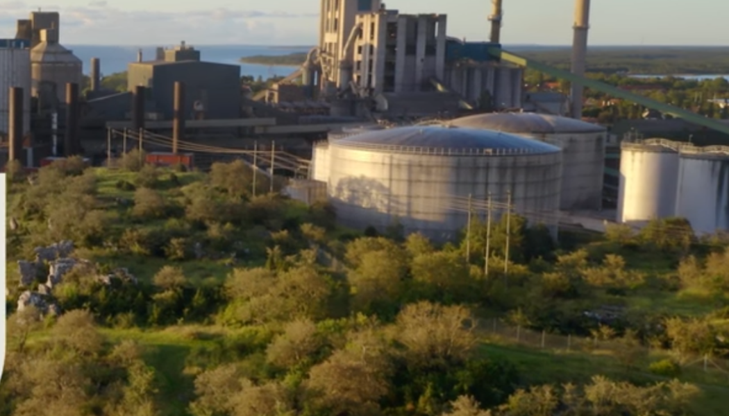 Miljardsatsningar på koldioxidinfångning på Gotland. Foto: Cementa