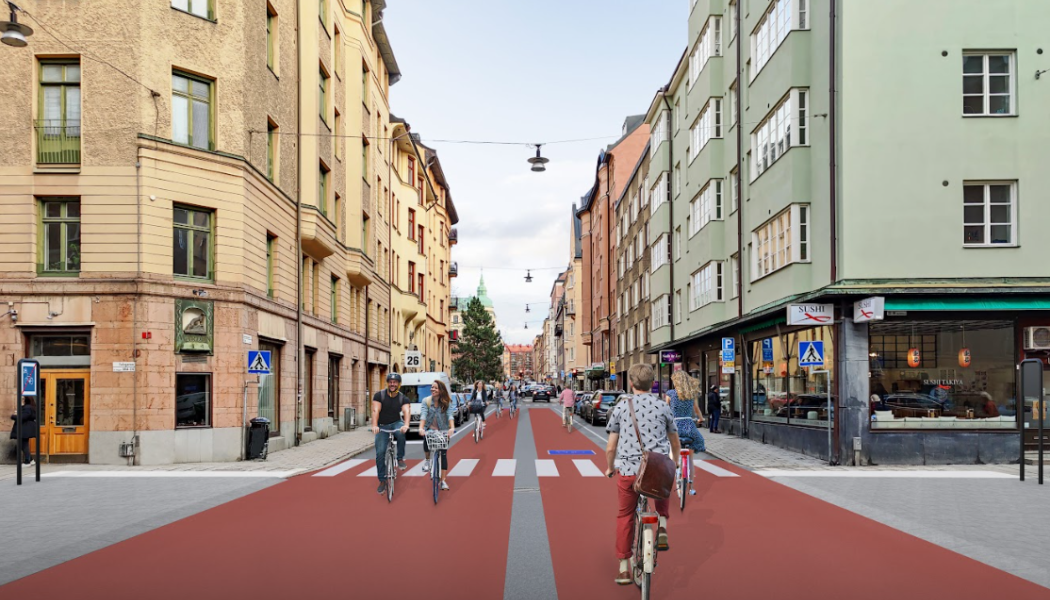 Visionsbild Surbrunnsgatan: Miljöpartet 