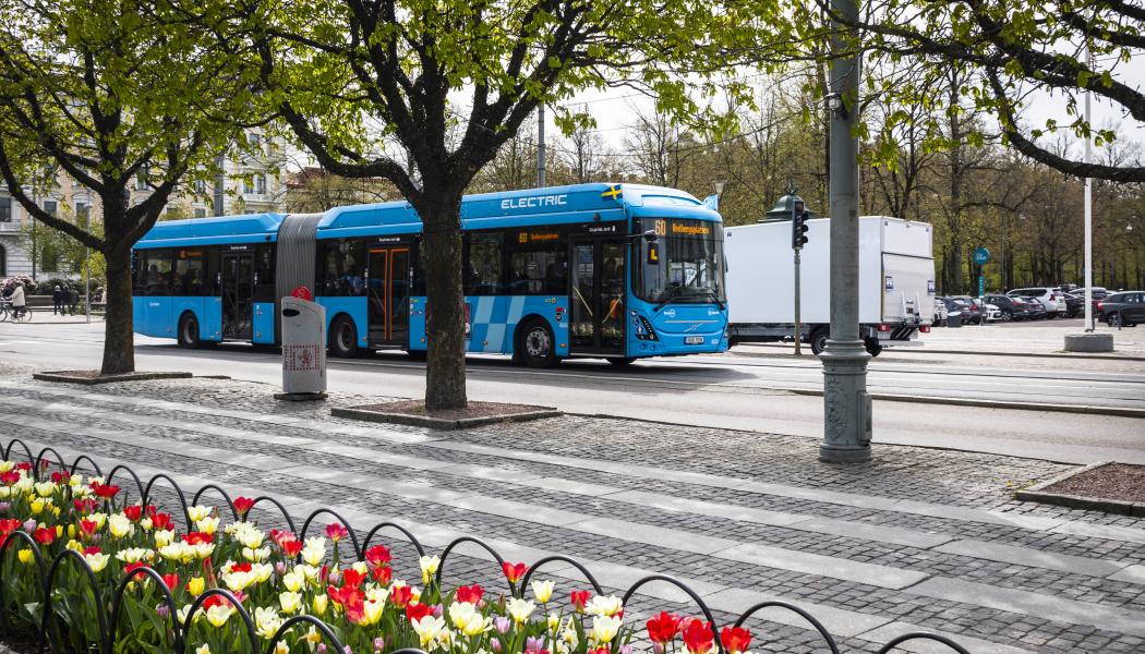 Linje 60 är en av de linjer som får fler avgångar under 2025. Eddie Löthman. Foto: Västtrafik