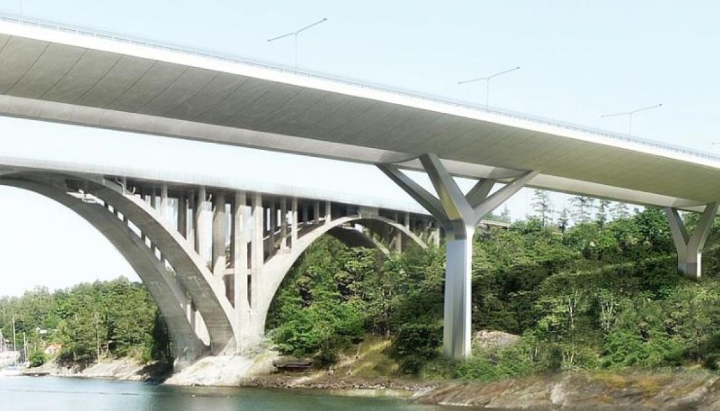 En broavgift kommer senare att införas. Foto: Trafikverket