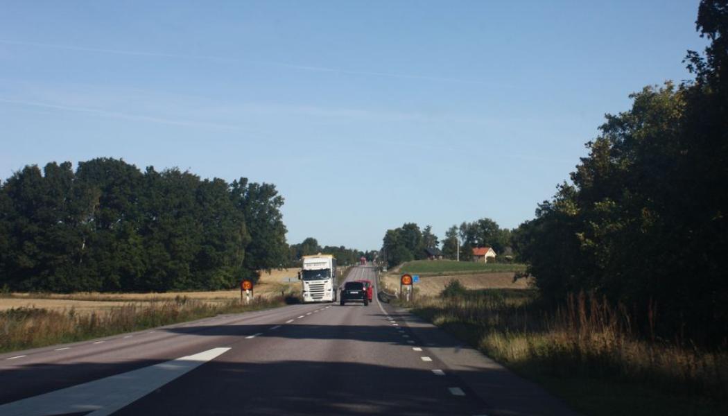 E22 vid Bergkvara Foto: Trafikverket