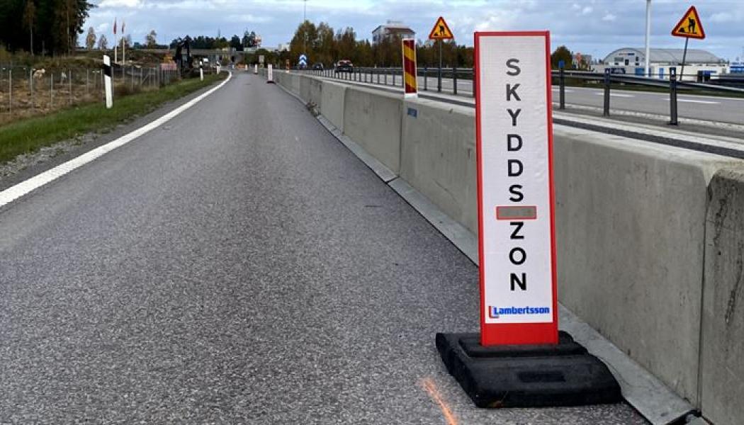 Projektet innefattar en 3,2 mil lång sträcka som omvandlas till en fyrfilig motorväg. Foto: Lambertssob
