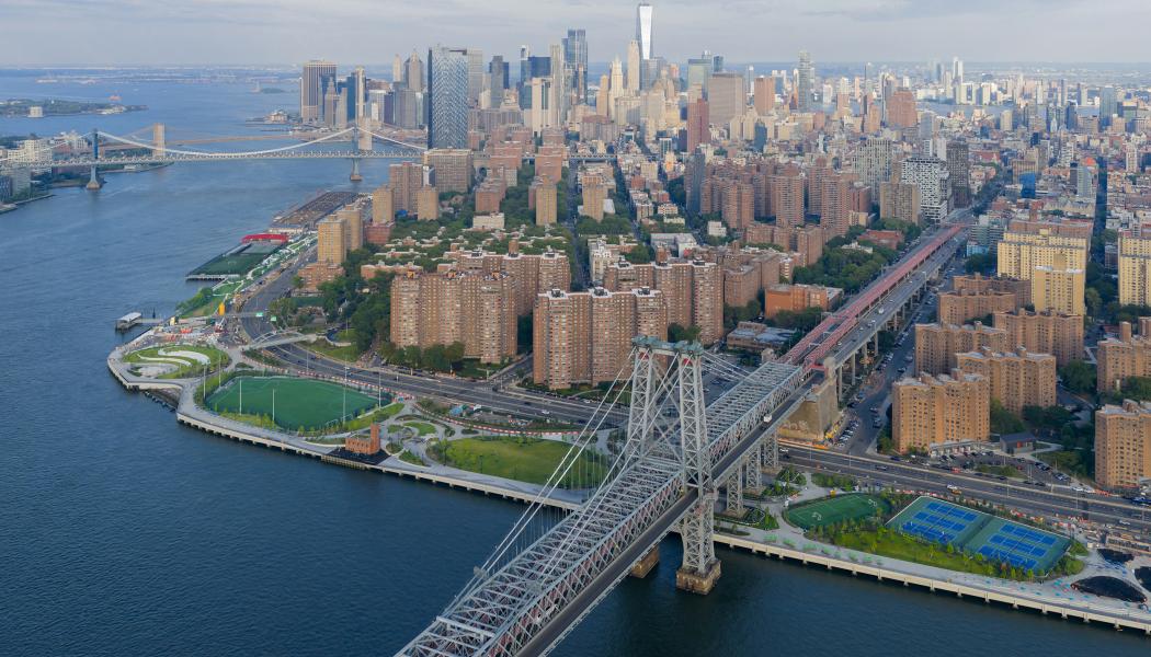 I linje med 2014 års BIG U-vision ska projektet skydda över 110 000 New York-bor från framtida stormar och tidvattenöversvämningar. Foto: Iwan Baan