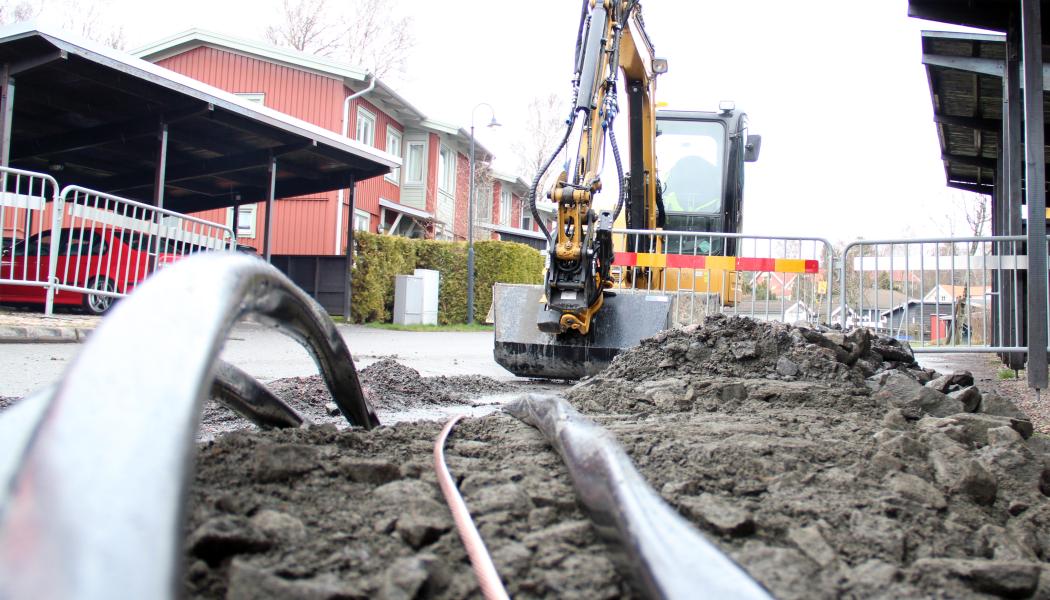 Upphandlingen omfattar ledningsanvisning och inmätning av ledningar. Foto: Geomatikk