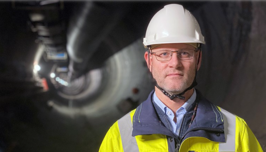 Erik Thunberg, senior teknisk rådgivare i tunneln Anneberg-Skanstull. Foto: Svenska Kraftnät