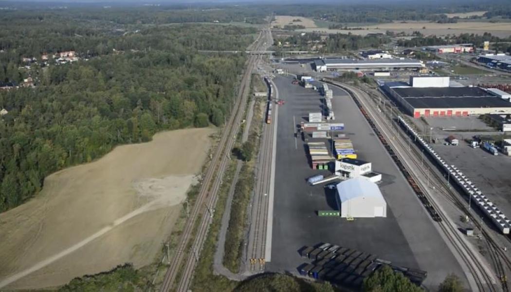 Eskilstuna Kombiterminal. Foto: Eskilstunalogistik