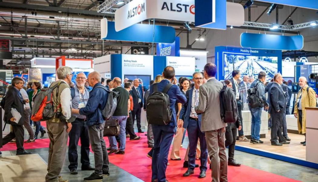 Bland utställarna fanns de stora industrikoncernerna Siemens, Alstom Ferroviaria, ABB, Stadler Rail och Knorr Bremse Rail Systems, men även företag som CZ Loko, Duagon, Margaritelli Ferroviaria, EAO, Eredi Giuseppe Mercuri, ETS och FerLog. Foto: EXPO Ferroviaria 2023