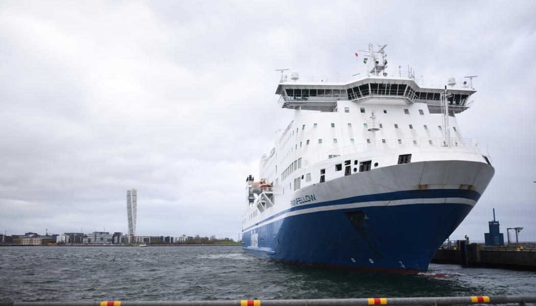Finnfellow, Copenhagen i Malmös hamn. Foto: Finnlines