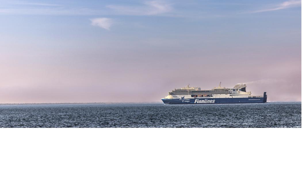 Finnsirius sätts nu i trafik på rederiets linje mellan Finland och Sverige via Åland Foto: Finnlines/Peter Kroon