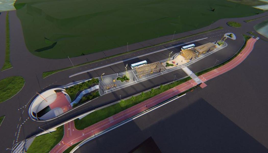 Byggstart sker i oktober 2023 och anläggningen beräknas vara i drift från hösten 2026. Projektet orderanmäls i det fjärde kvartalet 2023. Illustration: Asplan Viak