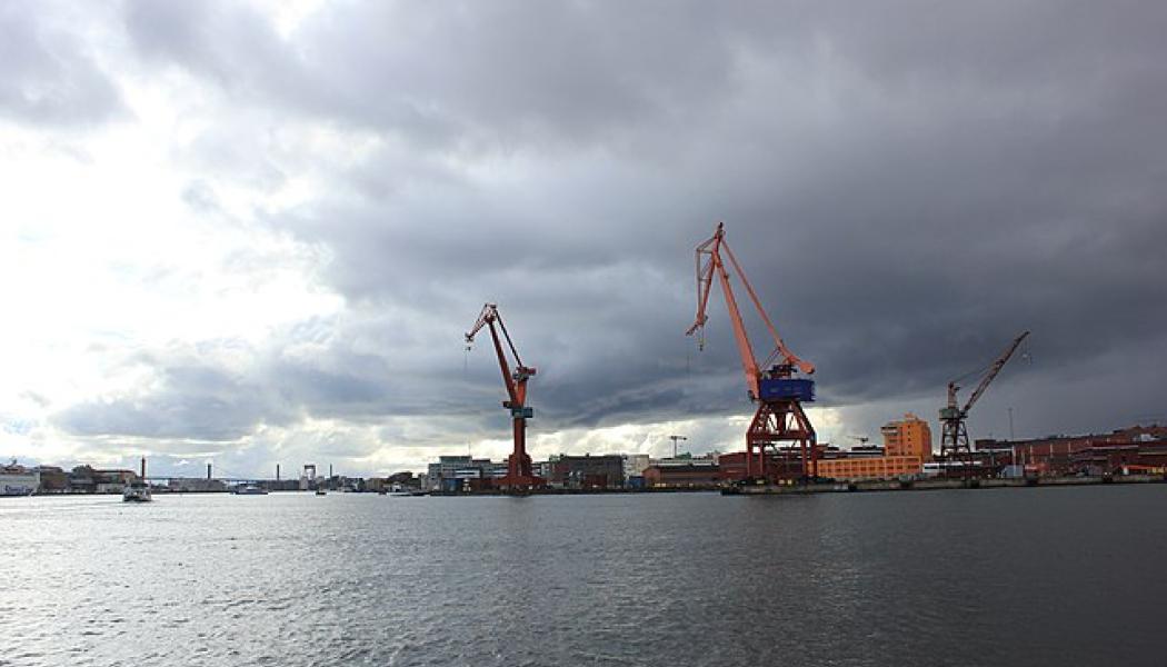 Göteborgs hamn. Foto: Andrzej Otrębski/Wikimedia Commons 