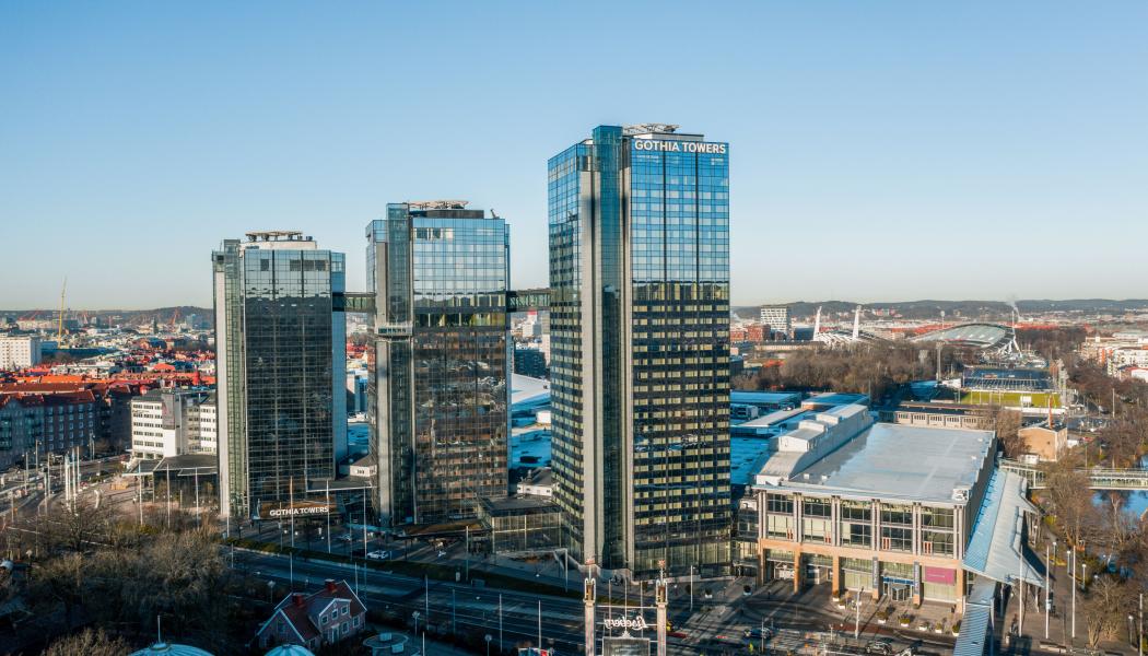 Gothia Towers blir den tredje stationen för trådlös laddning i Göteborg Fotograf: Göteborg & Co