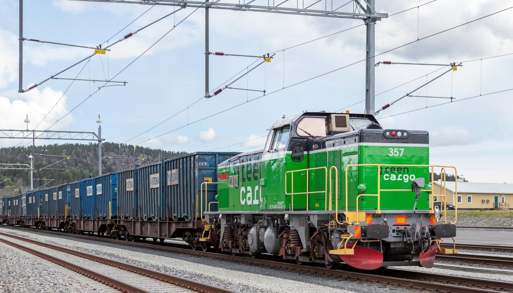Avtalet omfattar en transportvolym på 400 000 ton per år, vilket motsvarar cirka 6 000 transporter per år över hela Sverige. Foto: Green Cargo AB