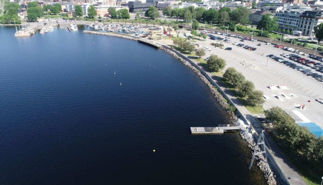 Gör Mjøsfronten tillgängligt för allmänheten. Foto. Møller Architects 