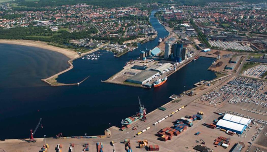 I Oceanhamnen etableras en ny kaj på 200 meter och en ny yta för godshantering på 21 000 kvadratmeter. Foto: Hallandshamnar 
