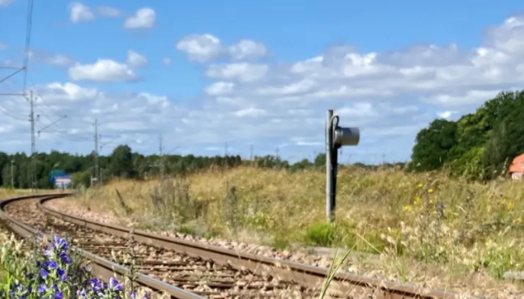 Nu pågår förarbeten inför inkoppling av sträckan Hässleholm – Hyllstofta i maj 2025. Foto: Trafikverket