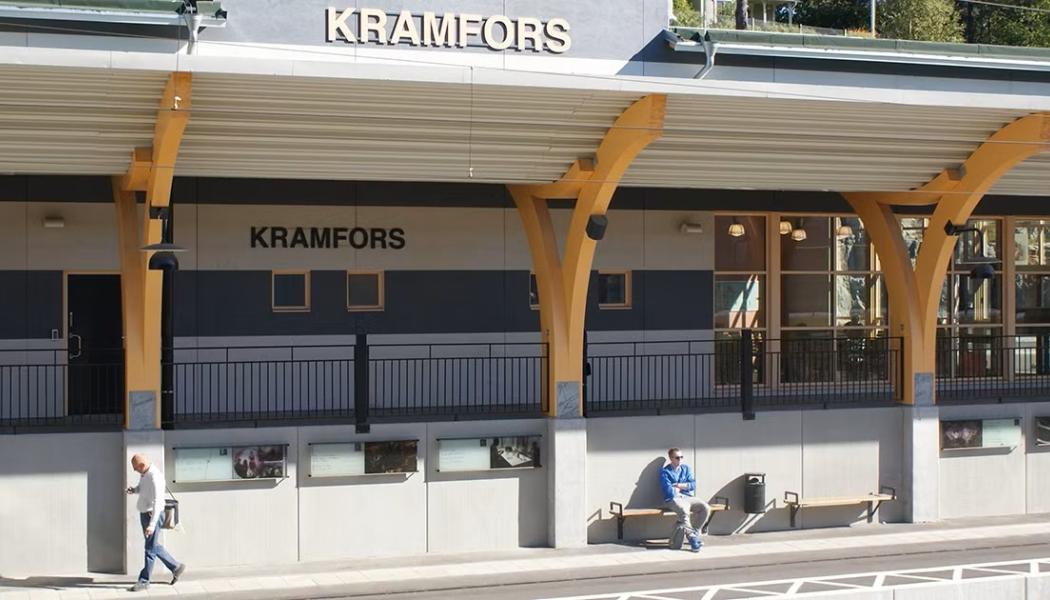 Kramfors terminal. Foto: Kramfors kommun