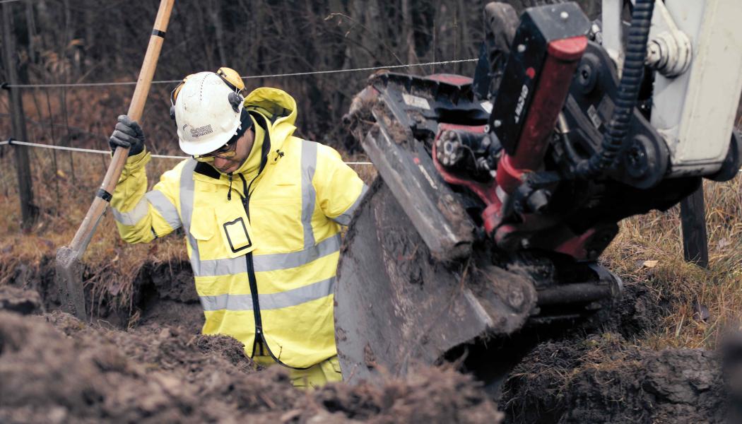 Genom samarbetsavtalet med GlobalConnect har Halland tagit klivet från nedflyttningsplats till pallplats i den nationella bredbandsrankingen. Foto: GlobalConnect