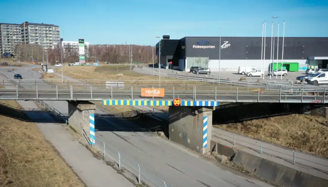 Varbergstunneln rivs. Foto: Implenia Sverige AB
