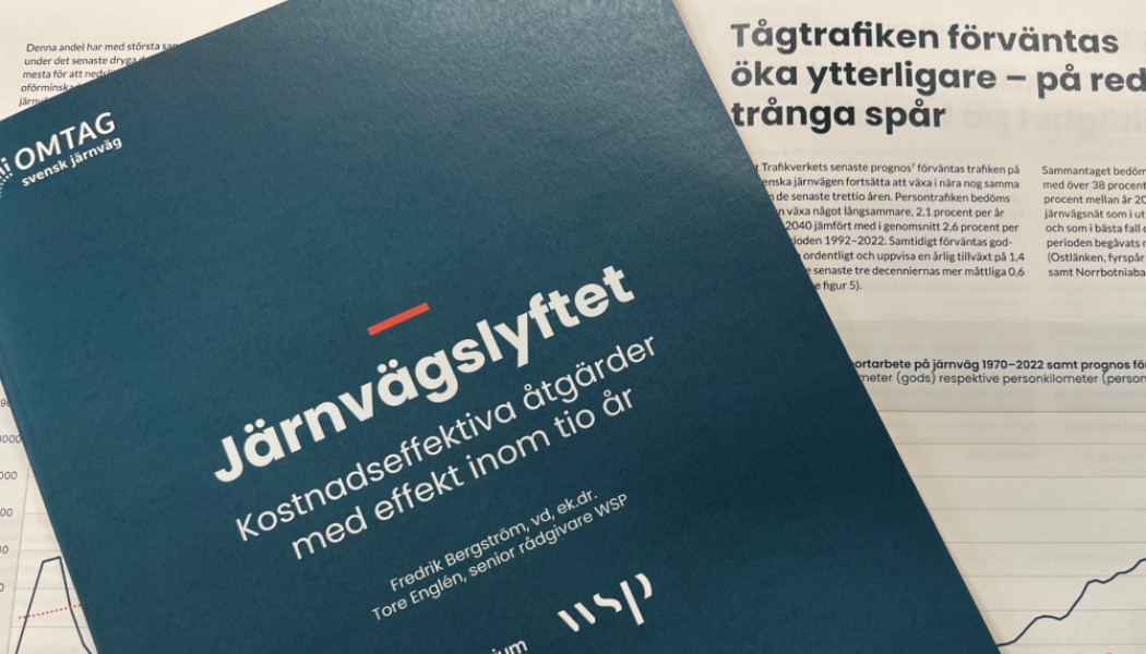 Rapporten har skrivits av Fredrik Bergström, Tore Englén och WSP. Foto: SJ