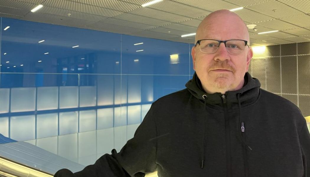 Jouni kom till Länsimetro lite av en slump. Foto: Länsimetro, kredit: M.Partanen