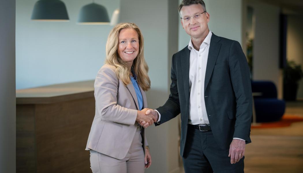 Karin Eriksson och Joachim Nordin. Foto: OKQ8