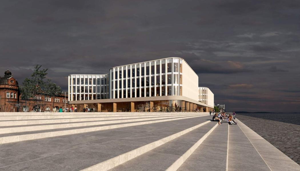 Omvandlingen av Skatudden är ett exempel på Helsingfors strävan att förbättra stadsmiljön och skapa utrymmen där människor kan trivas och umgås. Genom att förvandla industriella och hamnrelaterade områden till grönområden och sociala mötesplatser, tar staden ett steg mot att bli en ännu mer levande och inkluderande huvudstad. Bild: Oiva Arkkitehdit Oy