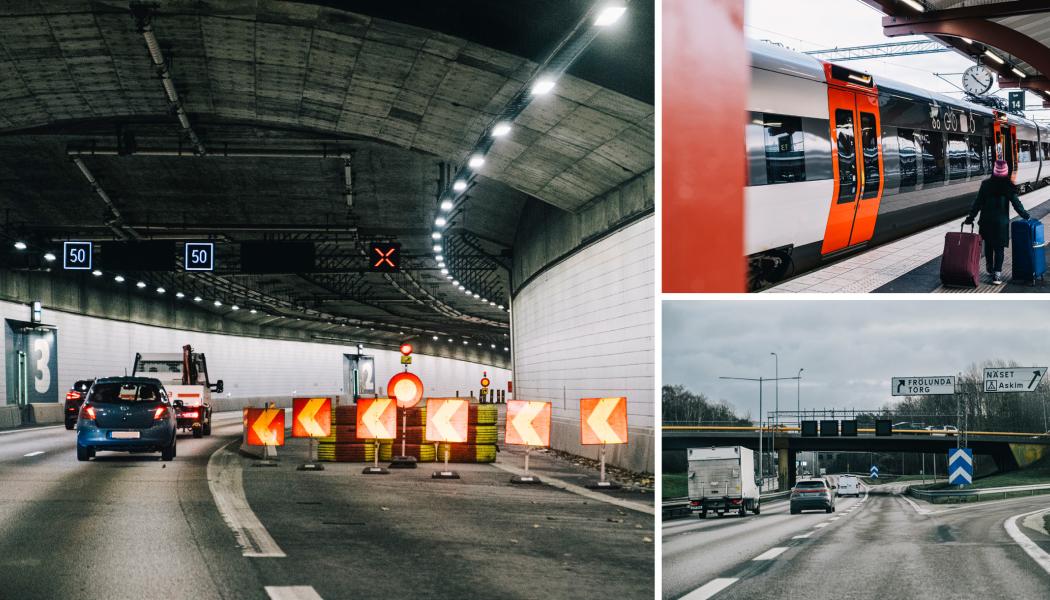 Kollage. Foto: Trafik Göteborg
