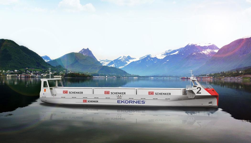 Simuleringen är en integrerad del av ett samarbetsprojekt mellan Kongsberg Maritime Foto: DB Schenker