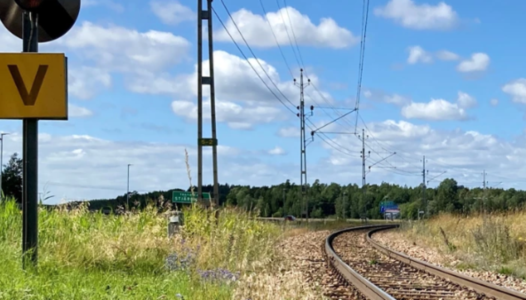 Banan är byggd med god standard bortsett från en cirka 3 kilometer lång sträcka. Foto: Trafikverket