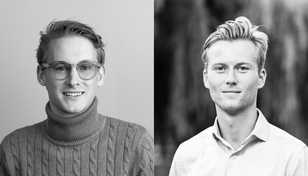 Ingrid Capacity välkomnar Ludwig Ahlqvist (tv) och Jacob Bergström (th) som nya projektutvecklare till företaget. Foto: Ingrid Capacity