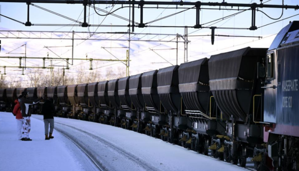 Kontaktledningar byts ut på Malmbanan mellan Boden och Gällivare. Foto: Arkivbild